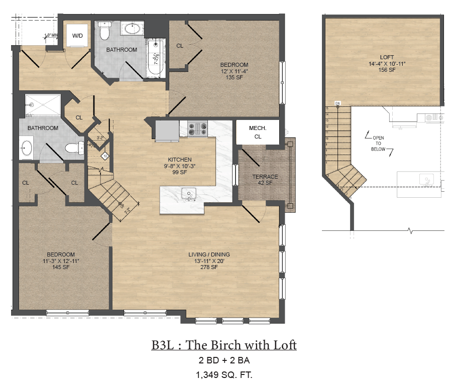B3 Birch w/Loft